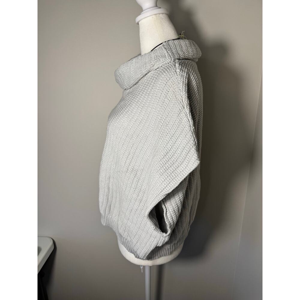 Free People Keep It Simple Cowl-Neck Sweater Medium - Picture 3 of 5